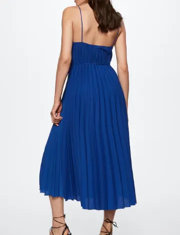 Rochie lunga Mango, albastru Albastru