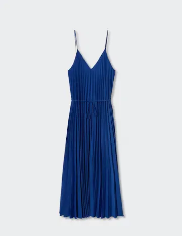 Rochie lunga Mango, albastru Albastru