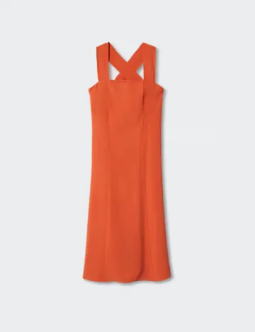 Rochie lunga Mango, portocaliu
