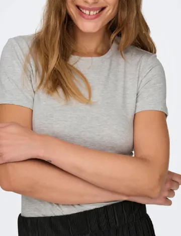 Tricou Only, gri