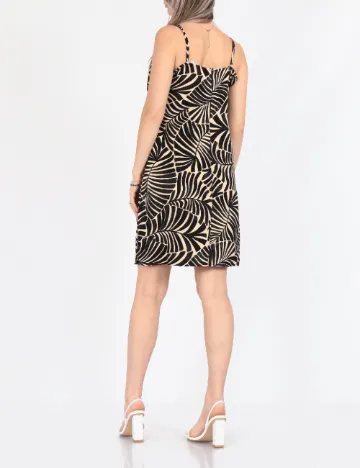 Rochie scurta Only, negru/crem