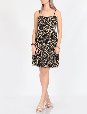 Rochie scurta Only, negru/crem