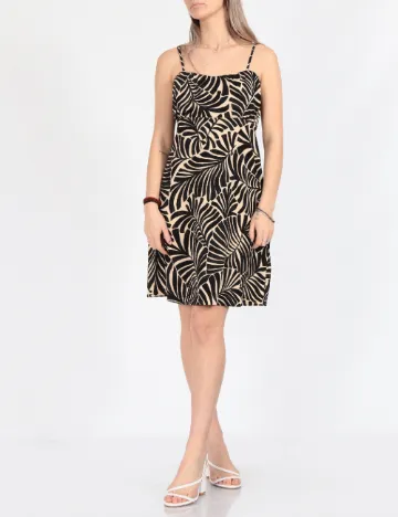 Rochie scurta Only, negru/crem