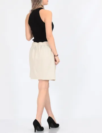 Fusta Vero Moda, crem