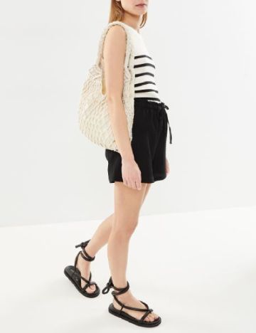 Pantaloni scurti Noisy May, negru