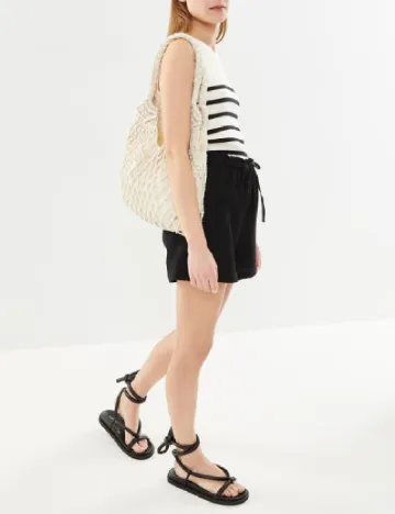 Pantaloni scurti Noisy May, negru