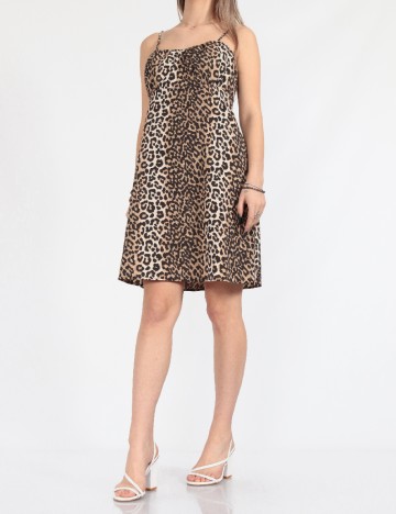 Rochie scurta Only, animal print