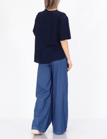 Bluza Jacqueline de Yong, albastru