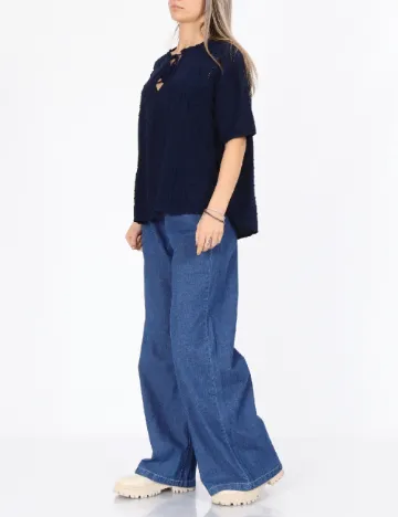 Bluza Jacqueline de Yong, albastru
