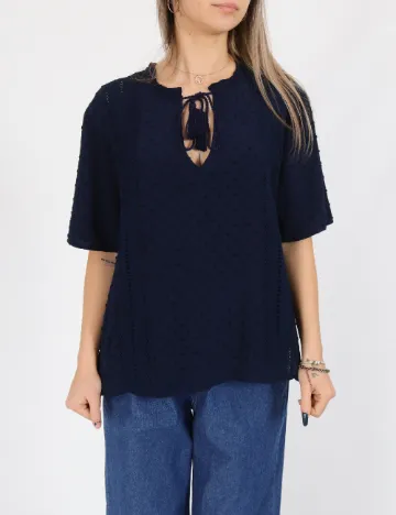 Bluza Jacqueline de Yong, albastru