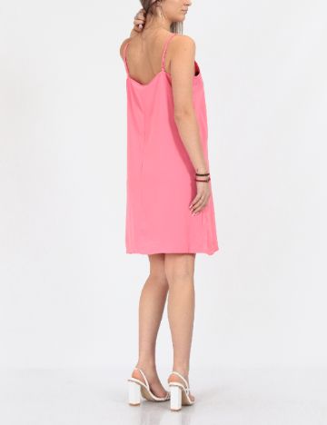 Rochie scurta Pieces, roz