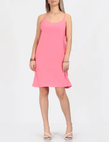 Rochie scurta Pieces, roz