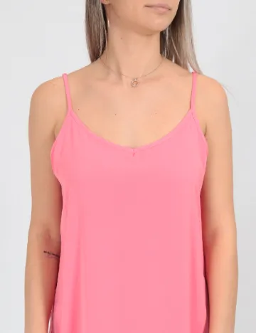 Rochie scurta Pieces, roz