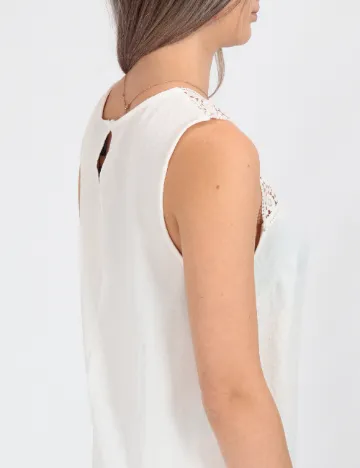 Rochie scurta Vero Moda, alb