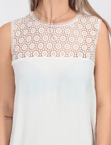 Rochie scurta Vero Moda, alb