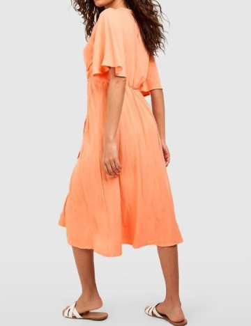 Rochie medie Boohoo, piersica