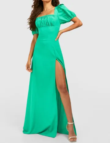 Rochie lunga Boohoo, verde