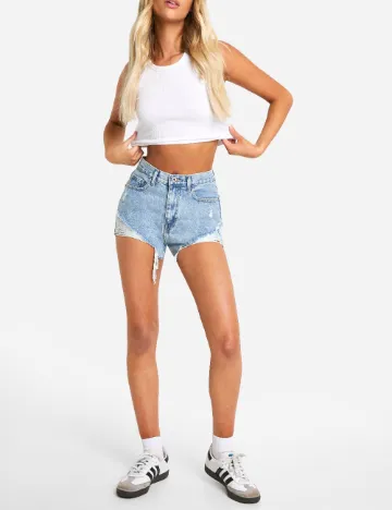 Pantaloni scurti Boohoo, albastru