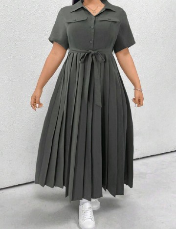 Rochie lunga SHEIN CURVE, gri