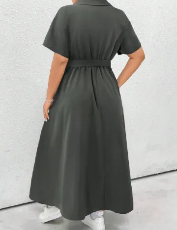Rochie lunga SHEIN CURVE, gri