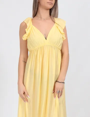 Rochie lunga Vero Moda, galben