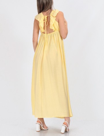 Rochie lunga Vero Moda, galben