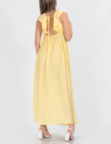 Rochie lunga Vero Moda, galben