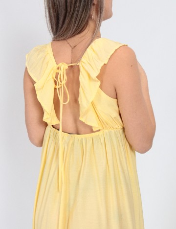 Rochie lunga Vero Moda, galben
