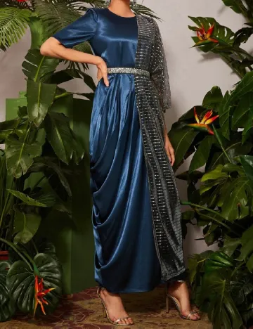 Rochie lunga SHEIN, albastru