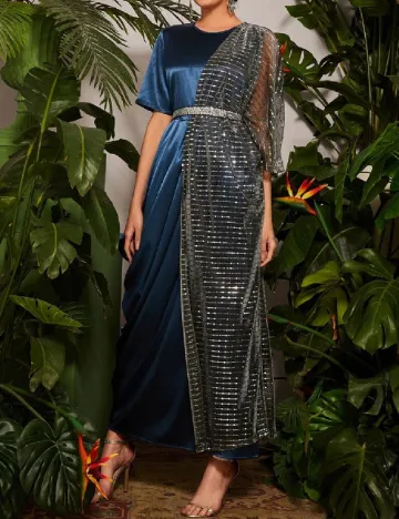 Rochie lunga SHEIN, albastru