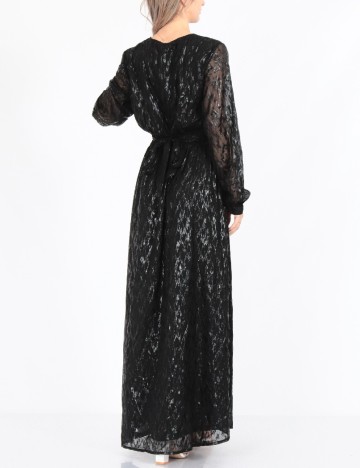 Rochie lunga Only, negru