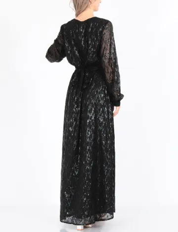 Rochie lunga Only, negru