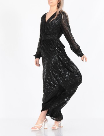 Rochie lunga Only, negru