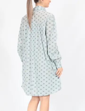 Rochie scurta Pieces, albastru