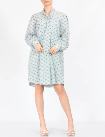 Rochie scurta Pieces, albastru
