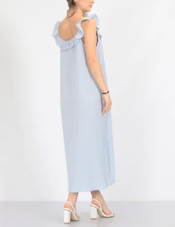 Rochie medie Pieces, albastru Albastru