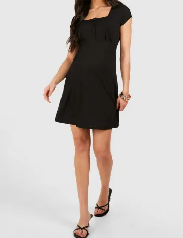 Rochie scurta Boohoo maternity, negru