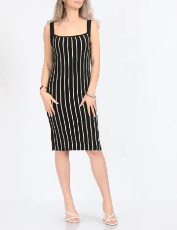 Rochie scurta Pieces, negru