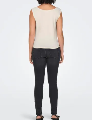 Bluza Jacqueline de Yong, crem