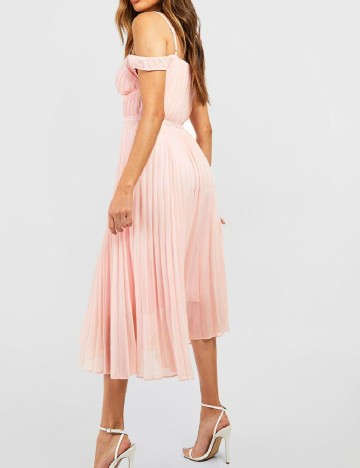 Rochie medie Boohoo, roz