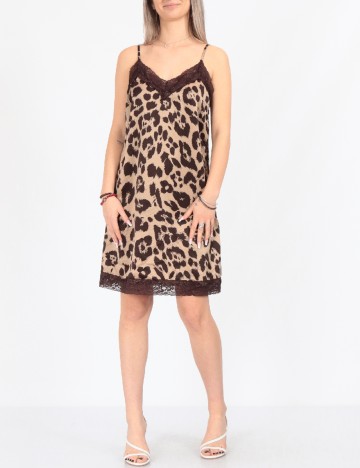 Rochie scurta Vero Moda, maro