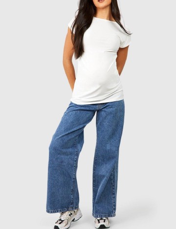 Bluza Boohoo maternity, alb