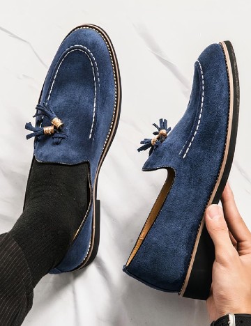 Mocasini SHEIN, bleumarin