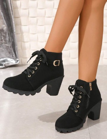 Botine SHEIN, negru
