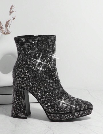 Botine SHEIN, negru