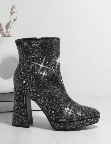 Botine SHEIN, negru