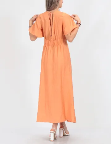 Rochie lunga Vero Moda, portocaliu