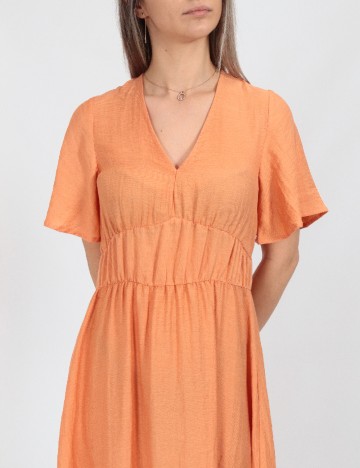 Rochie lunga Vero Moda, portocaliu