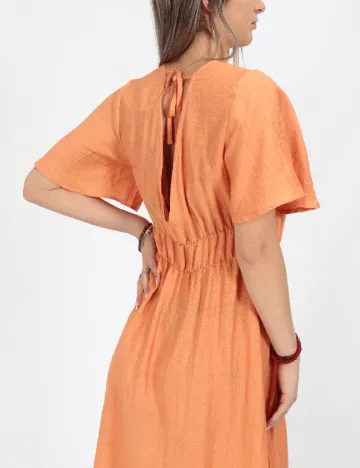 Rochie lunga Vero Moda, portocaliu