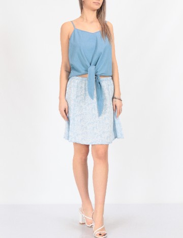 Fusta Vero Moda, albastru